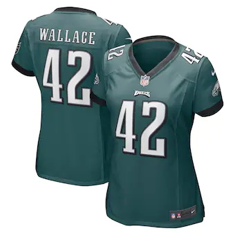 womens nike kvon wallace midnight green philadelphia eagles